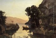 View at Riva, Italian Tyrol - Jean-Baptiste-Camille Corot