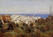 View of Genoa from the Promenade of Acqua Sola - Jean-Baptiste-Camille Corot