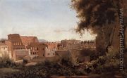Rome - View from the Farnese Gardens, Noon (or Study of the Coliseum) - Jean-Baptiste-Camille Corot