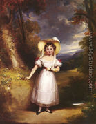 Princess Victoria, Aged Nine, In A Landscape - Stephen Catterson Smith