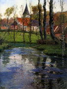 The Old Church by the River - Fritz Thaulow