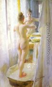 Le Tub (The tub) - Anders Zorn