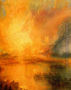The Burning of the Houses of Parliament [detail: 1] - Joseph Mallord William Turner