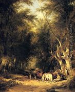 In The New Forest - William Shayer, Snr