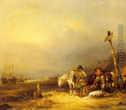 On The South Coast - William Shayer, Snr
