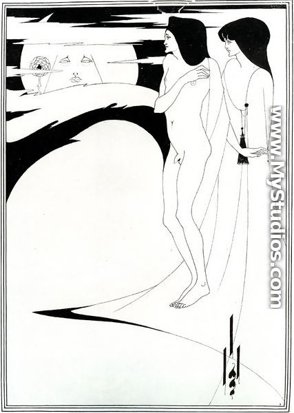 The Woman in the Moon - Aubrey Vincent Beardsley