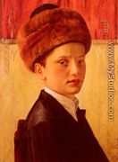 Portrait of a Young Chassidic Boy - Isidor Kaufmann