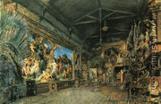 Das Atelier vor der Versteigerung (Hans Makart's Studio Before the Auction) - Rudolf Ritter von Alt