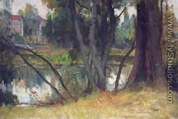 Paysage près de sa maison de Fouras (Landscape close to the artist