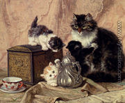 Teatime For Kittens - Henriette Ronner-Knip
