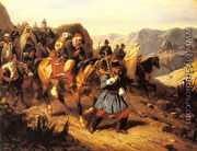Returning from Battle - Joseph-Louis Hippolyte Bellange