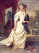 Portrait of Margaretha Delff, Wife of Johan de la Faille - Johannes Verkolje