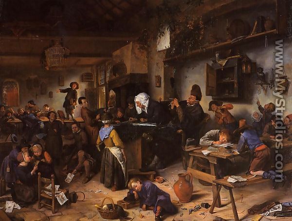 A School For Boys And Girls - Jan Steen