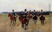 Mounted Cavalry - Jose Cusachs y Cusachs