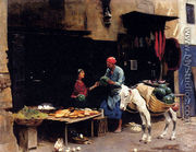 The Watermelon Seller - Raphael von Ambros
