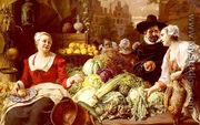 The Vegetable Market - Ferdinand Wagner, Snr.