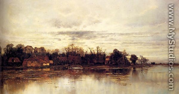 An Autumn Evening On The Thames - Karl Heffner