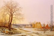 A Winter Landscape - Frederik Michael Fabritius de Tengnagel