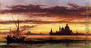 'Sunset Sky, Salute And San Giorgio Maggiore' - Edward William Cooke