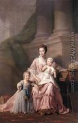 Queen Charlotte with her Two Children - Allan Ramsay
