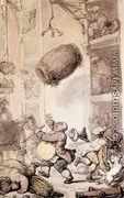 A Fall In Beer - Thomas Rowlandson