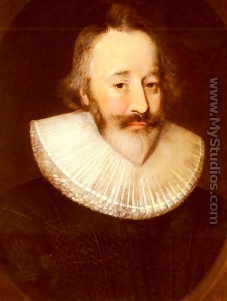 Portrait Of Sir Henry Spiller Of Laleham - Cornelius Janssens (Johnson) Ceulen