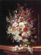 Still Life With Flowers - Adelheid Dietrich