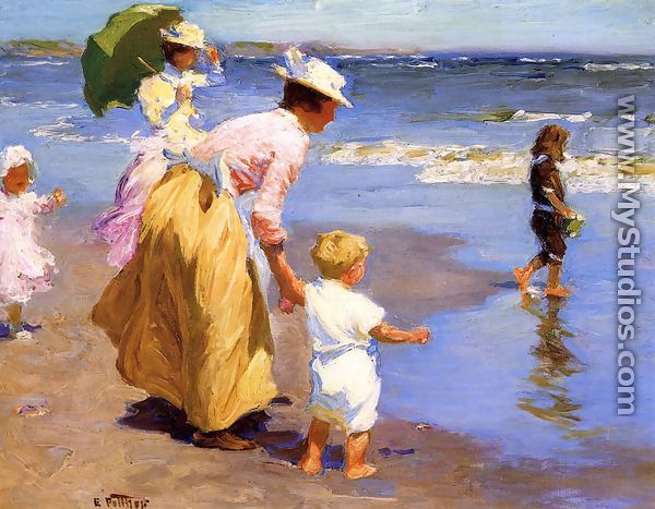At the Beach - Edward Henry Potthast