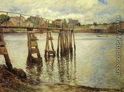 Jetty at Low Tide (or The Water Pier) - Joseph Rodefer DeCamp