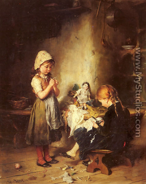 The Young Seamstresses - Heinrich Hirt