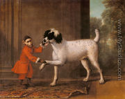 A Favorite Poodle And Monkey Belonging To Thomas Osborne, The 4th Duke of Leeds - John Wootton