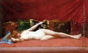 Femme nue allongee - Edmond Georges  Grandjean