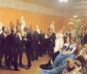 Encuentro en el museo - Peder Severin Krøyer