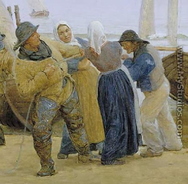 Pescadores de Hornbaek - Peder Severin Krøyer