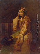 Woman in Oriental Dress - Alexandre Gabriel Decamps