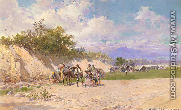 The Gypsy Camp - Baldomer Galofre Giménez