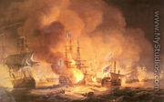 Battle of the Nile, August 1st 1798 at 10 pm - Thomas Luny