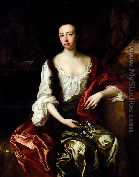 Portrait Of Thomas Brotherton Wife, Margaret - John Riley
