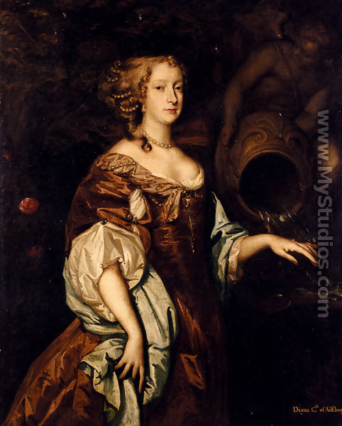 Portrait Of Diana, Countess Of Ailesbury - Sir Peter Lely