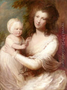 Portrait of Lady Baillie - Gainsborough Dupont