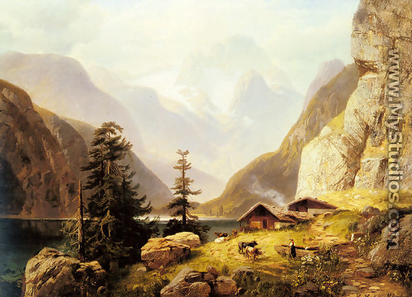 An Alpine Valley - Horst Hacker
