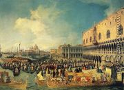 Reception of the Ambassador in the Doge's Palace - (Giovanni Antonio Canal) Canaletto