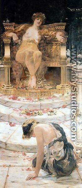 Psyche at the Throne of Venus - Edward Matthew Hale