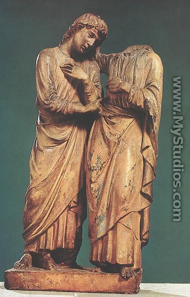 Christ and Thomas - Luca della Robbia