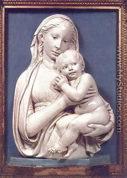 Madonna of the Apple - Luca della Robbia