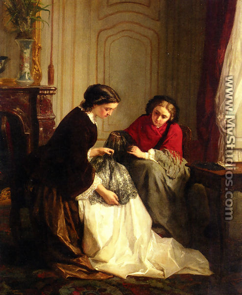The Lace Makers - Jean-Baptiste Trayer