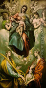 Virgin and Child with St. Martina and St. Agnes - El Greco (Domenikos Theotokopoulos)