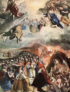Adoration of the Name of Jesus (Dream of Philip II) - El Greco (Domenikos Theotokopoulos)