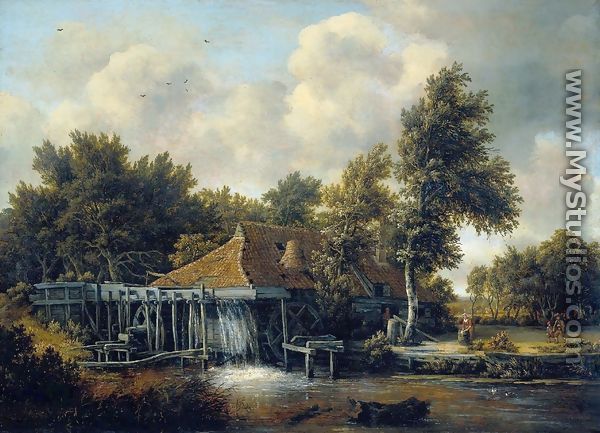 A Water Mill - Meindert Hobbema