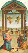 St Augustin Polyptych: The Presepio - Pietro Vannucci Perugino